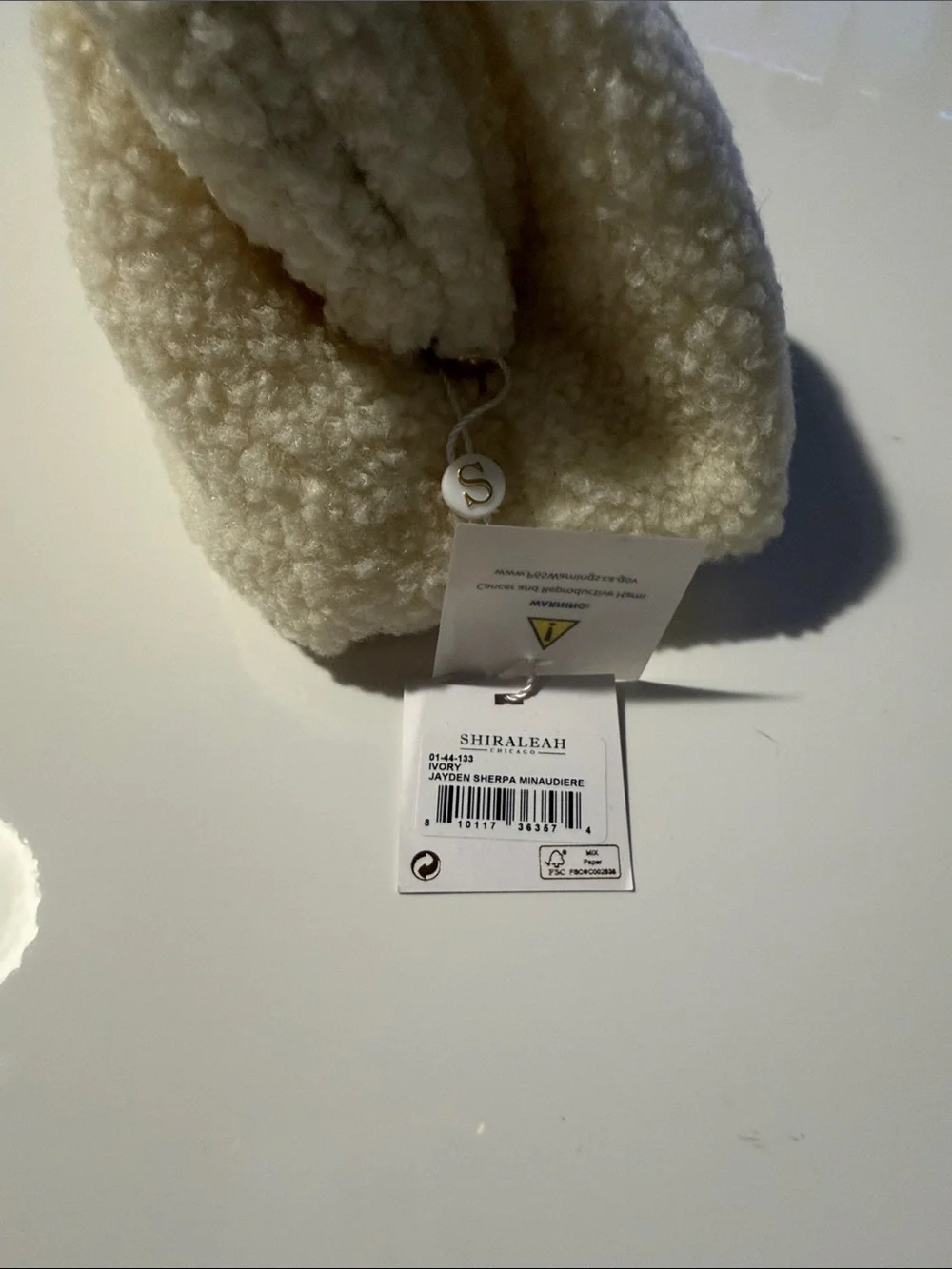 Shiraleah  Chicago Cream Sherpa Clutch